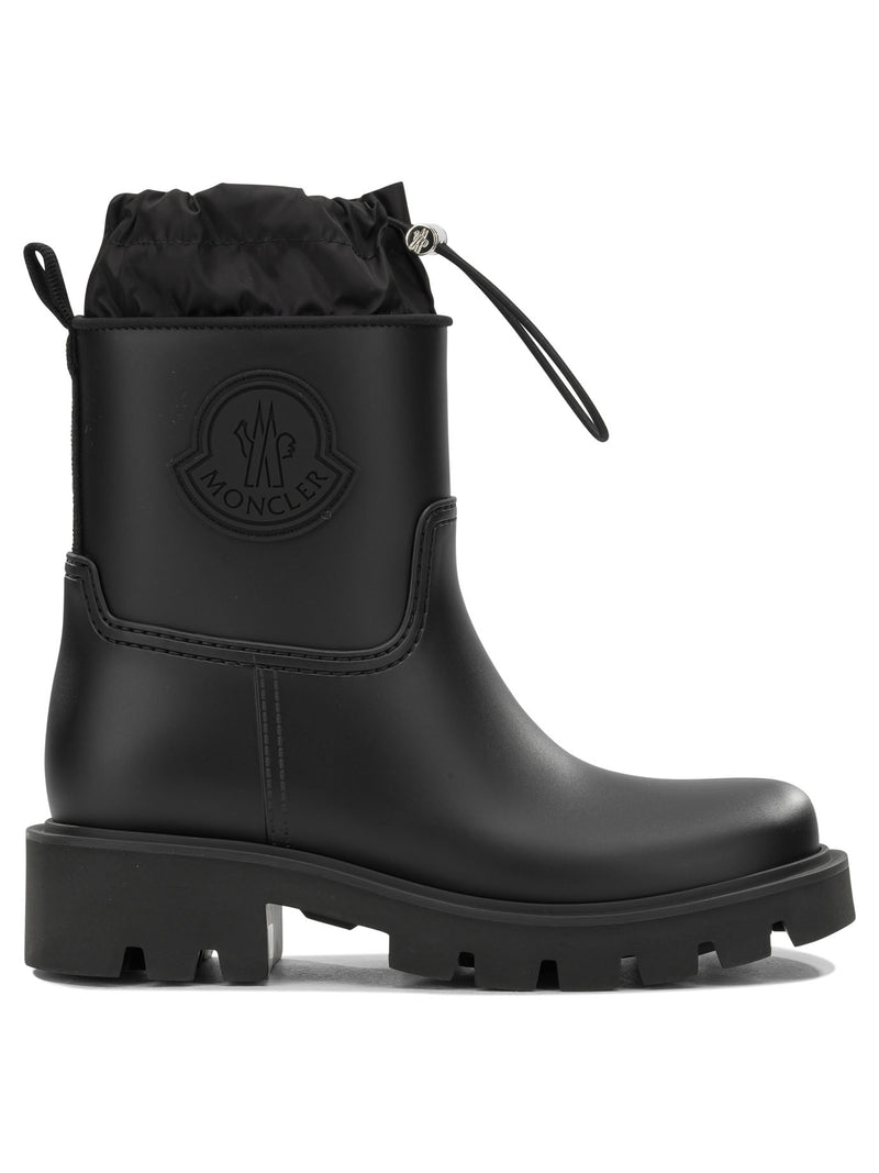 Moncler Moncler Kickstream Rain Boots Black Women - World Class Fashion