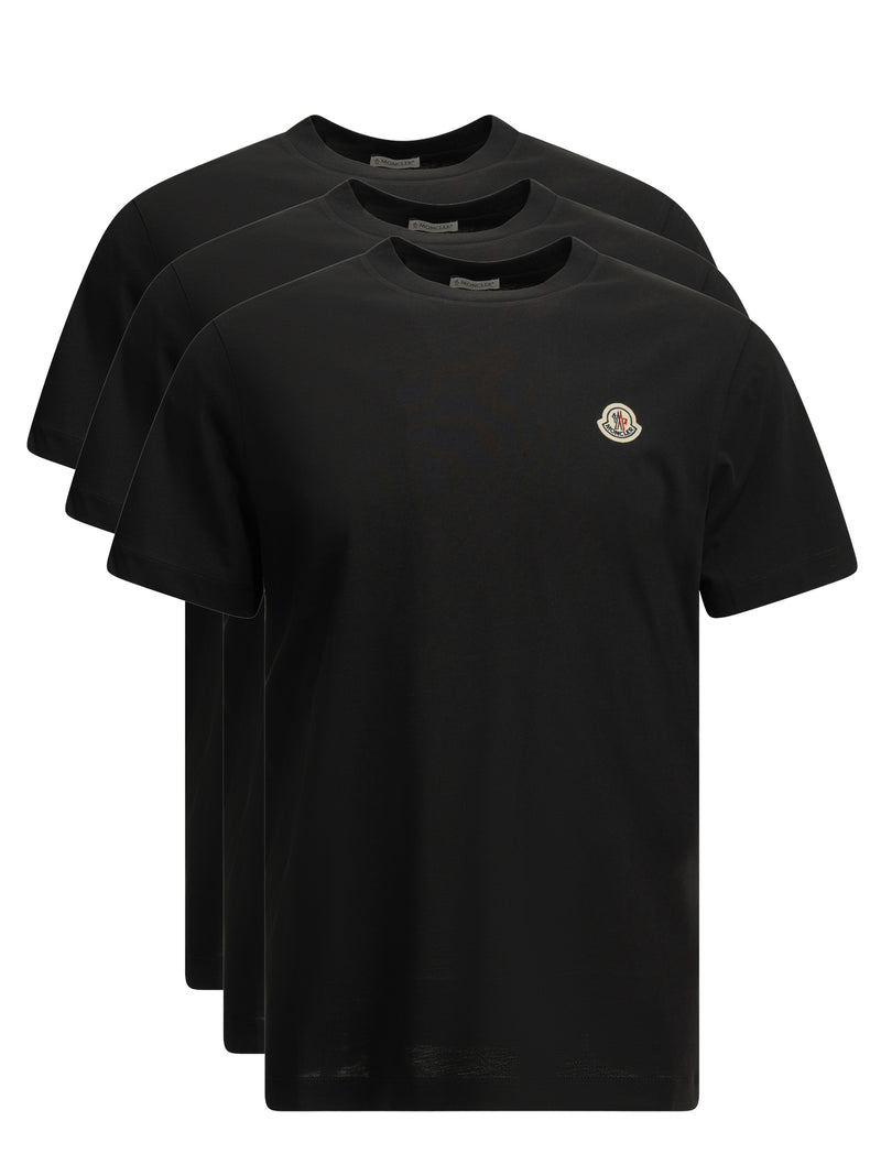 Moncler Moncler Crewneck T-shirts Set Black Men - World Class Fashion