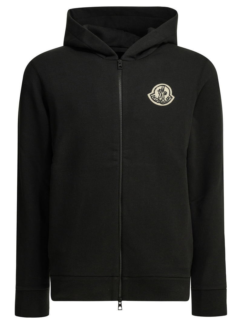 Moncler Moncler Zip-up Sweatshirt Black Men - World Class Fashion