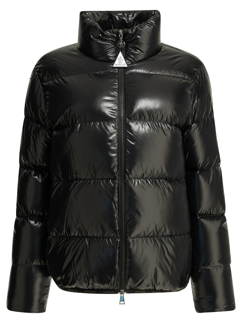 Moncler Moncler Abbadia Short Down Jacket Black Women - World Class Fashion