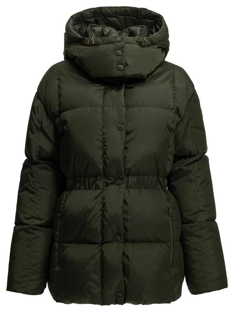 Moncler Moncler Agneux Down Jacket Green Women - World Class Fashion