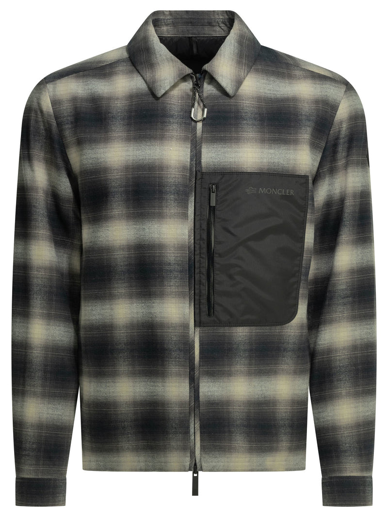 Moncler Moncler Cornisello Overshirt Jacket Black - World Class Fashion