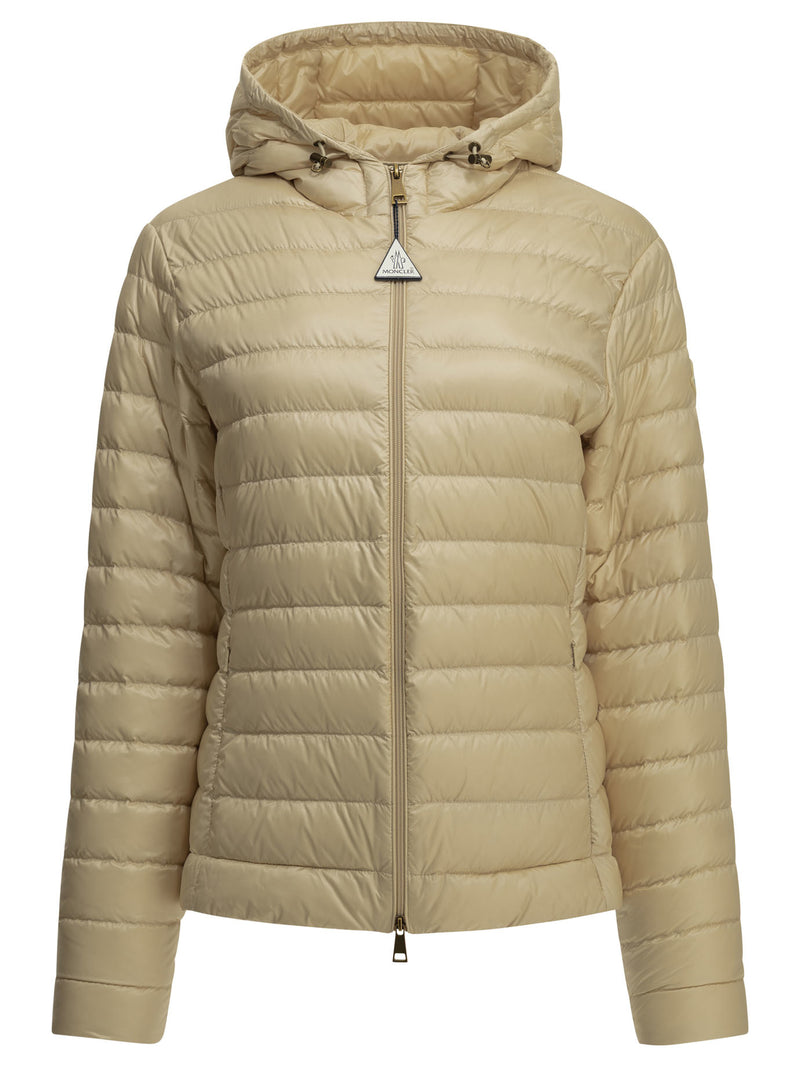 Moncler Moncler Igelhood Short Down Jacket Beige Women - World Class Fashion
