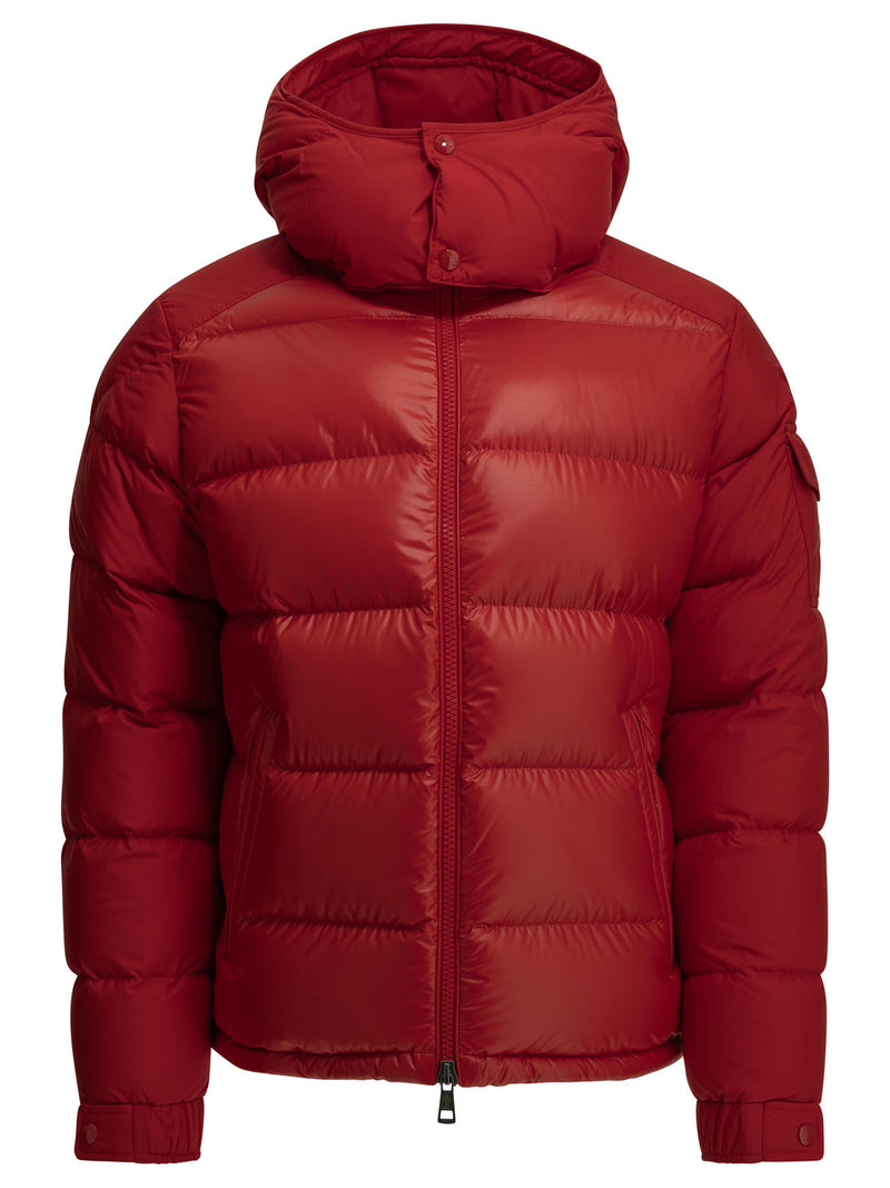 Moncler Moncler Maya Short Down Jacket Red Men - World Class Fashion