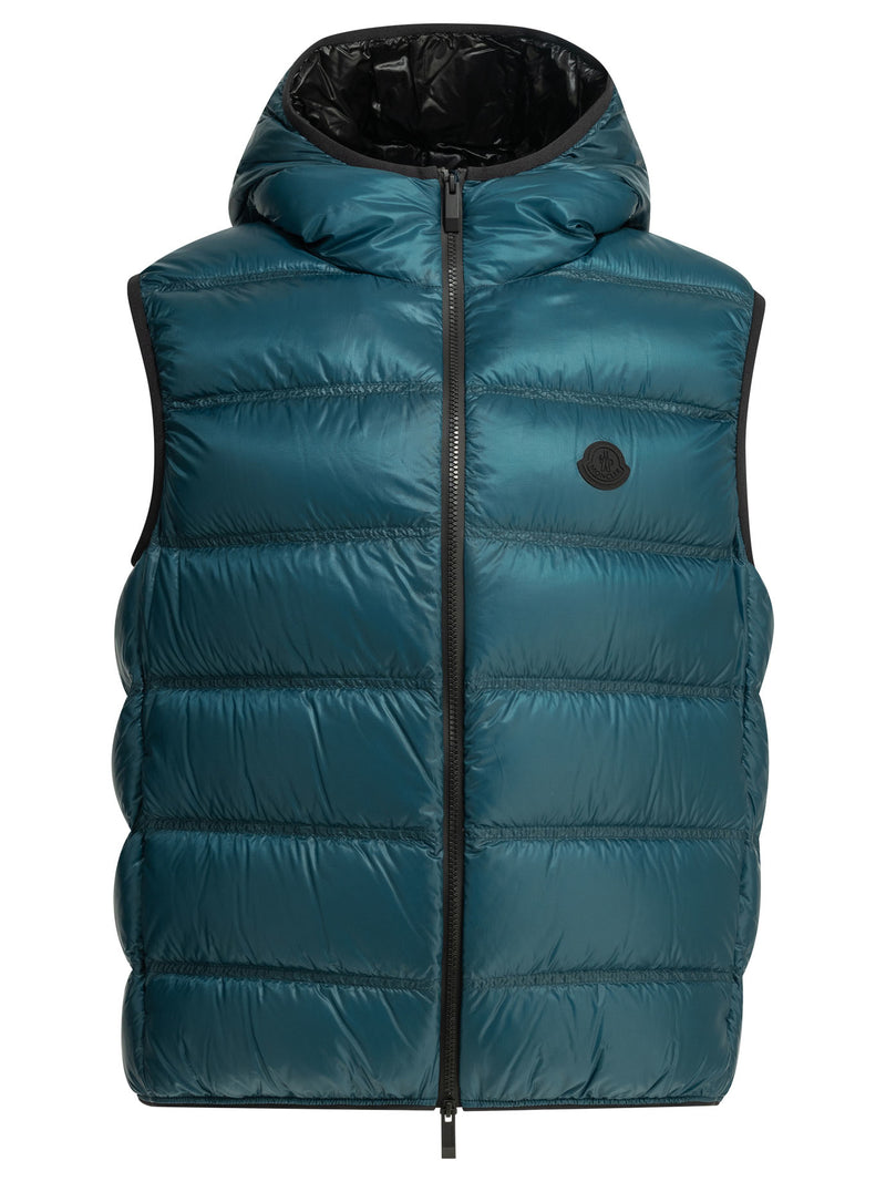 Moncler Moncler Panestrel Sleeveless Jacket Blue - World Class Fashion
