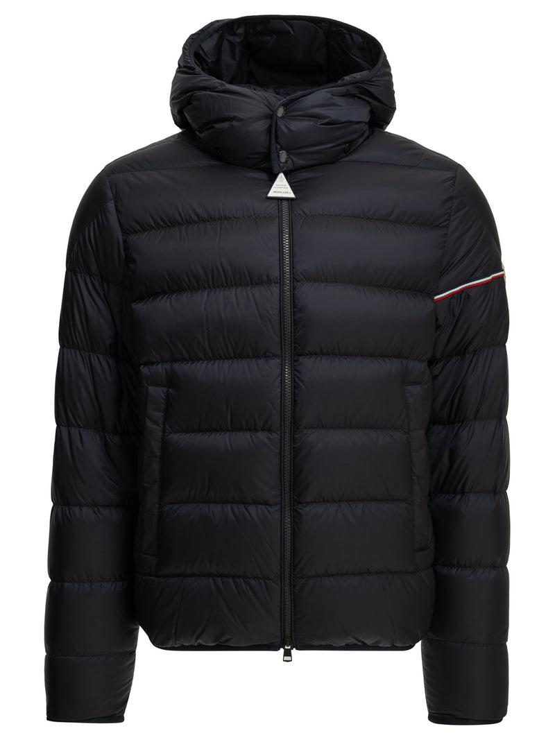 Moncler Moncler Ravenlock Short Down Jacket Blue - World Class Fashion