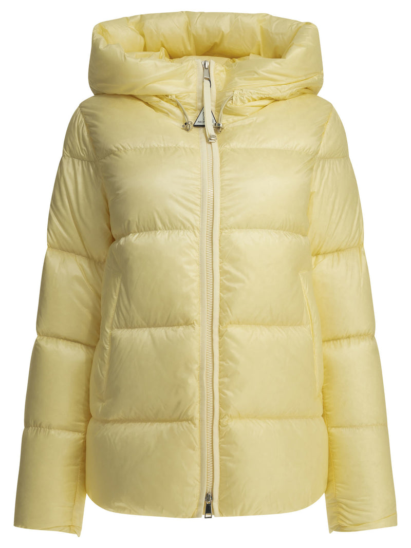 Moncler Moncler Serittes Short Down Jacket Yellow - World Class Fashion