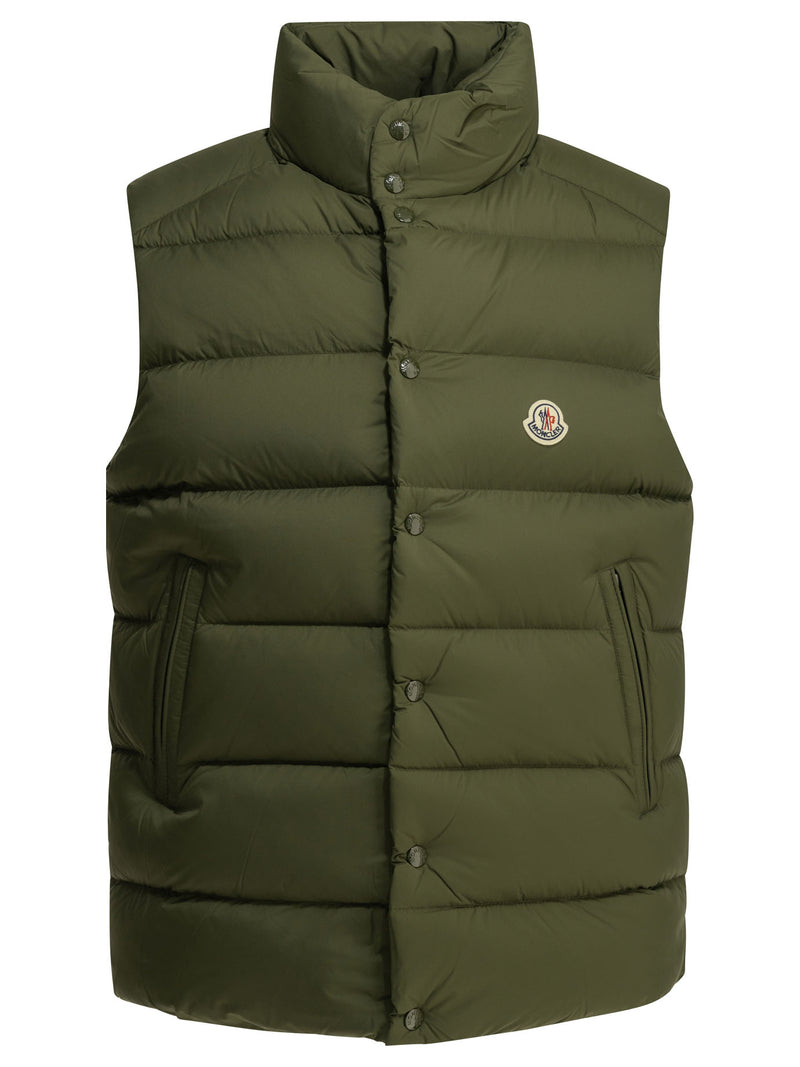 Moncler Moncler Tibb Sleeveless Jacket Green - World Class Fashion
