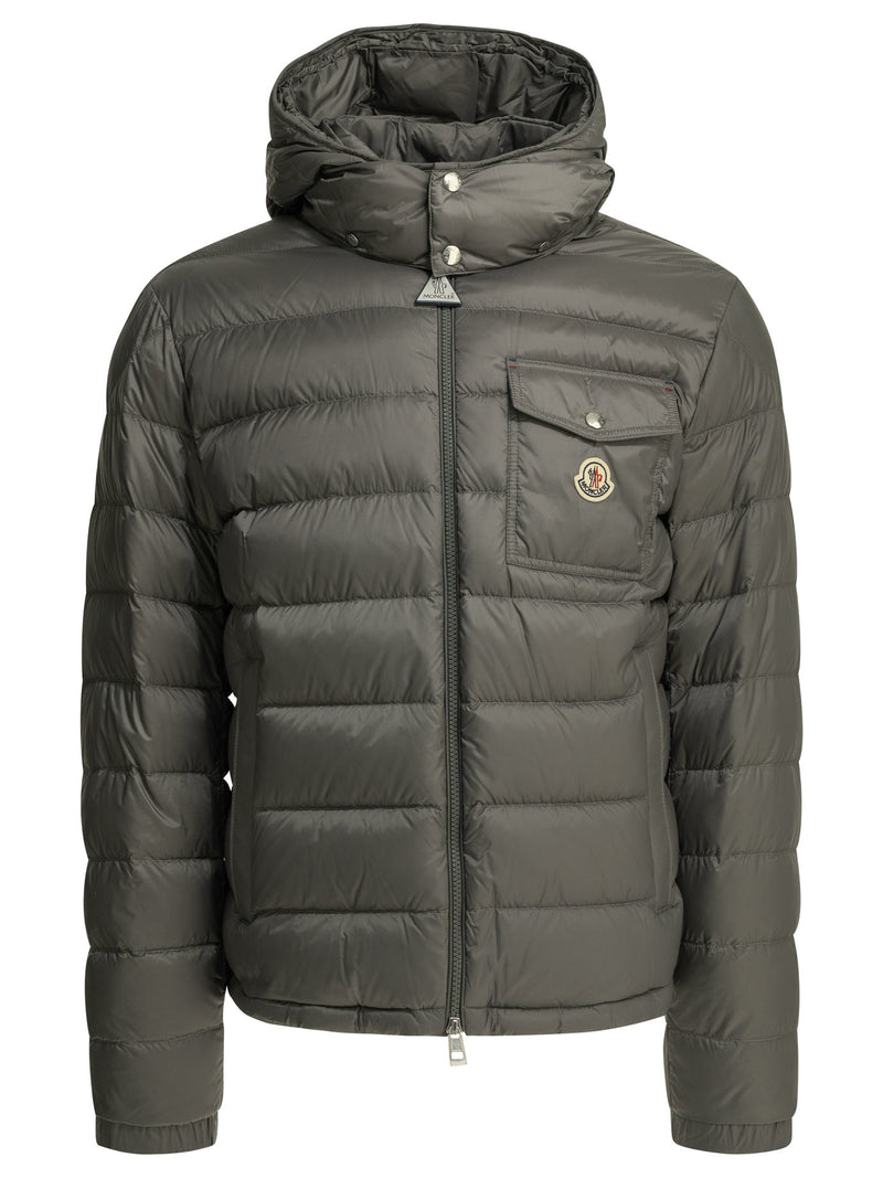 Moncler Moncler Verith Short Down Jacket Grey - World Class Fashion