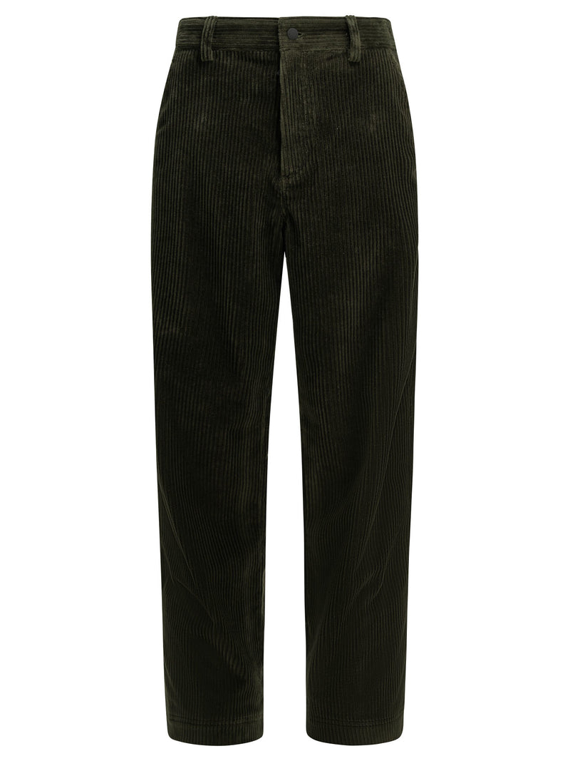 Moncler Grenoble Moncler Grenoble Corduroy Pants Green Men - World Class Fashion