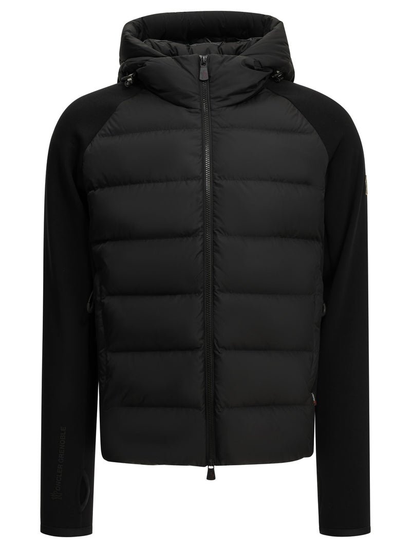 Moncler Grenoble Moncler Grenoble Padded Zip-up Sweatshirt Black - World Class Fashion