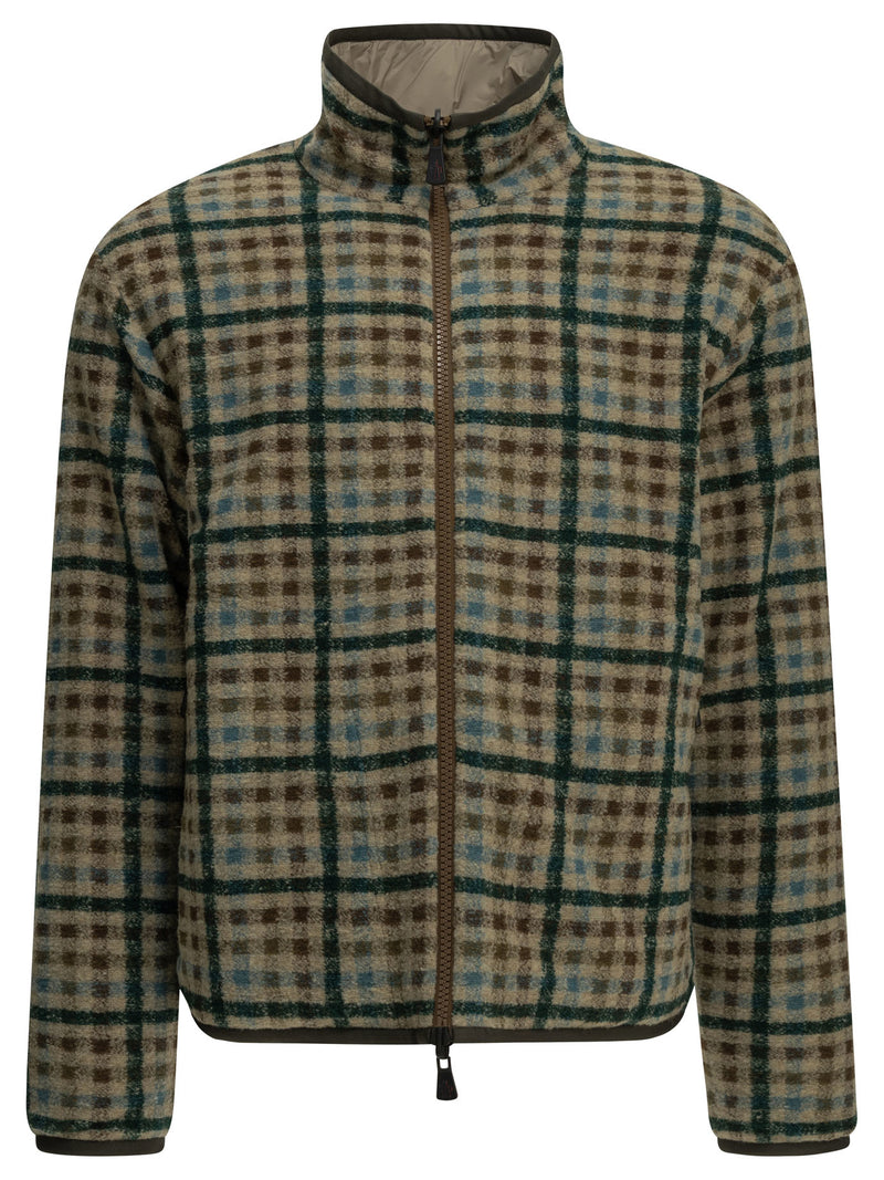 Moncler Grenoble Moncler Grenoble Reversible Fleece Jacket Beige - World Class Fashion