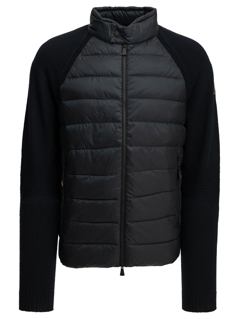 Moncler Grenoble Moncler Grenoble Padded Wool Cardigan Blue Men - World Class Fashion