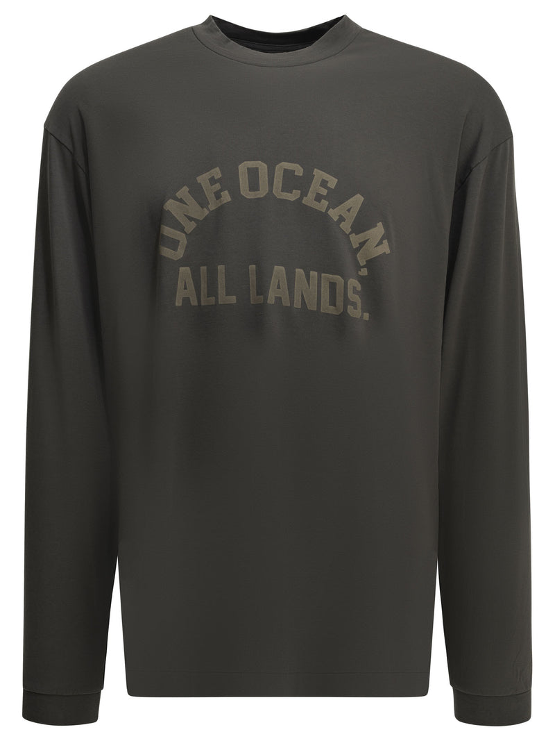 Nanamica Nanamica Ooal Crew-neck T-shirt - World Class Fashion