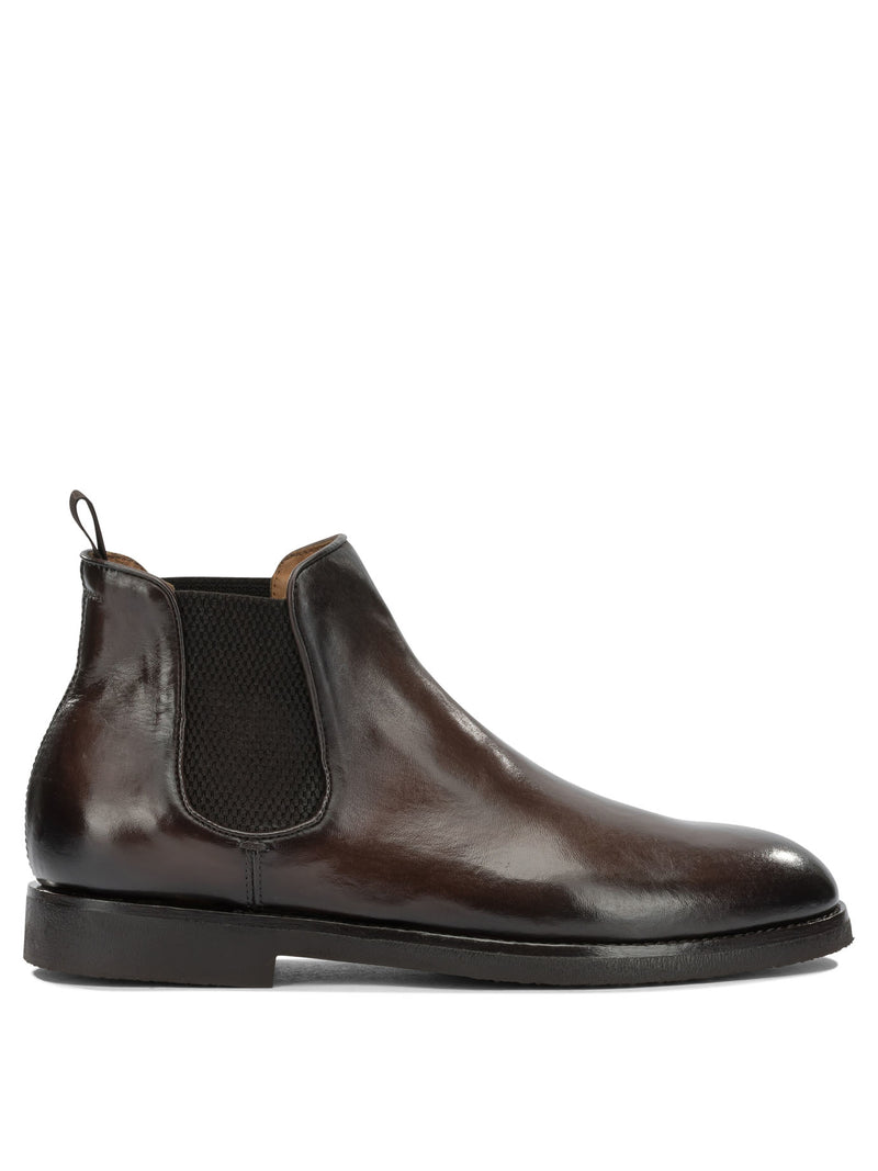 Officine Creative Officine Creative Bariton Flexi 002 Chelsea Boots Brown - World Class Fashion