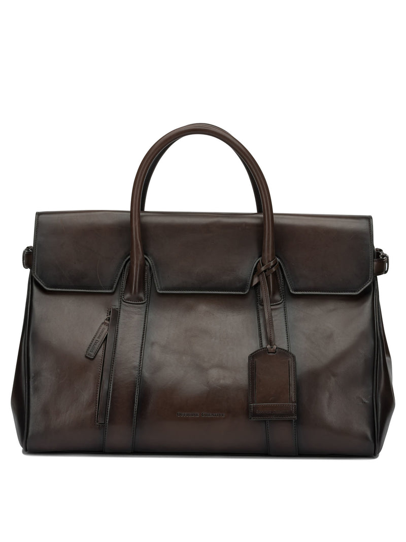Officine Creative Officine Creative Bostonian 001 Travel Bag Brown - World Class Fashion