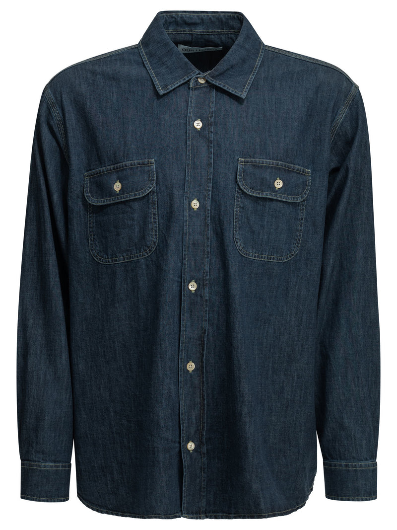 Our Legacy Our Legacy Tasco Casual Shirt Blue Men - World Class Fashion