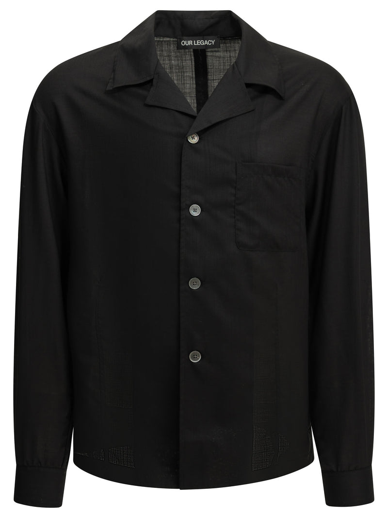Our Legacy Our Legacy Private Casual Shirt Black - World Class Fashion