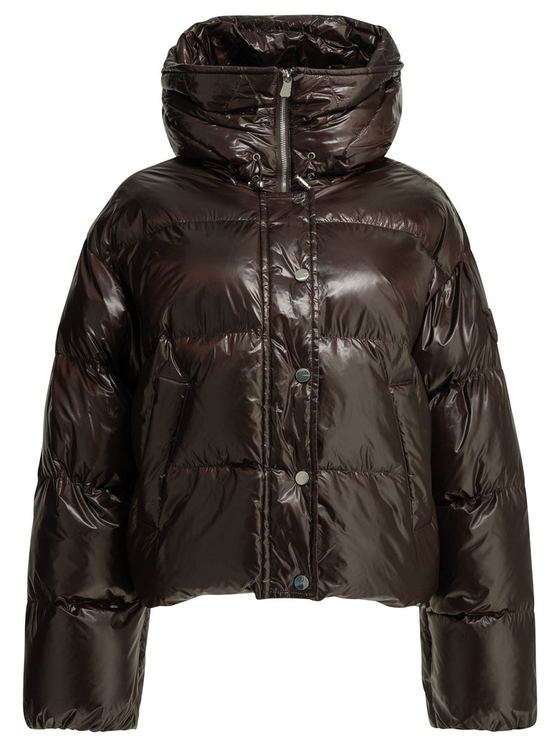 Pinko Pinko Women Nylon Jacket Brown - World Class Fashion