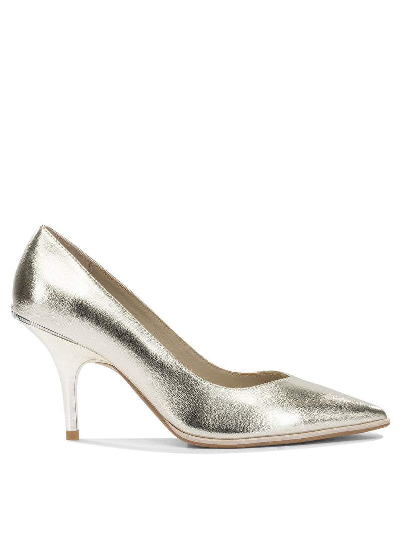 Pinko Pinko Women Gold Goat Leather Pumps - World Class Fashion