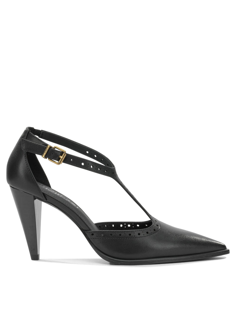 Pinko Pinko Women's Black Leather Pumps - World Class Fashion