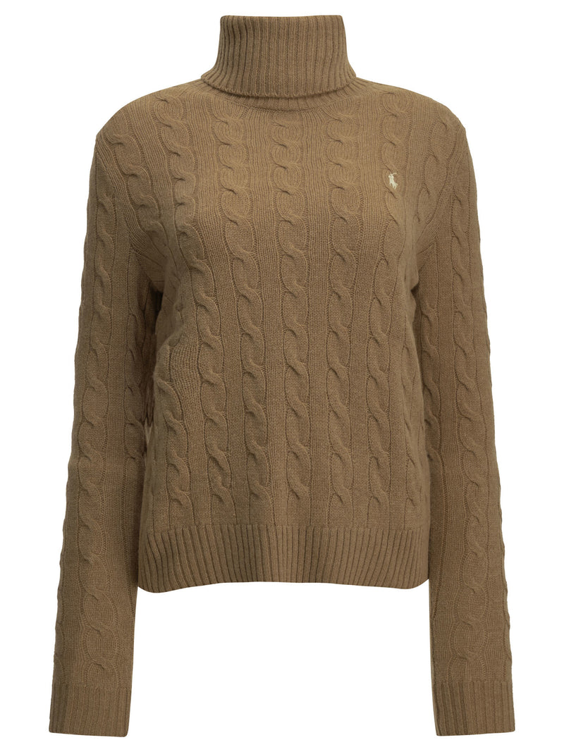 Polo Ralph Lauren Polo Ralph Lauren Turtleneck Sweater Beige Women - World Class Fashion