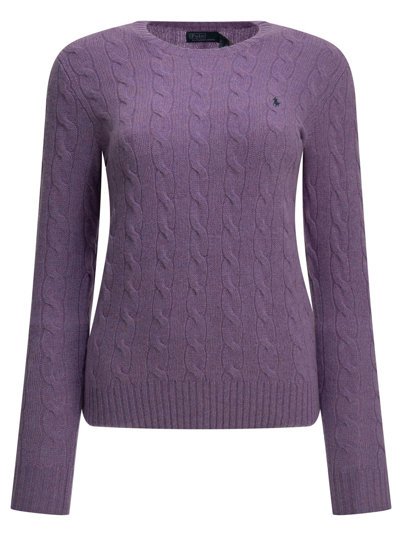 Polo Ralph Lauren Polo Ralph Lauren Crew-neck Sweater Purple Women - World Class Fashion
