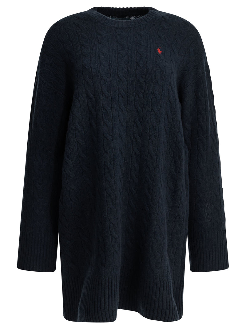 Polo Ralph Lauren Polo Ralph Lauren Short Knit Dress Blue Women - World Class Fashion