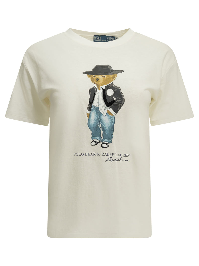 Polo Ralph Lauren Polo Ralph Lauren Holiday Polo Bear T-shirt White - World Class Fashion
