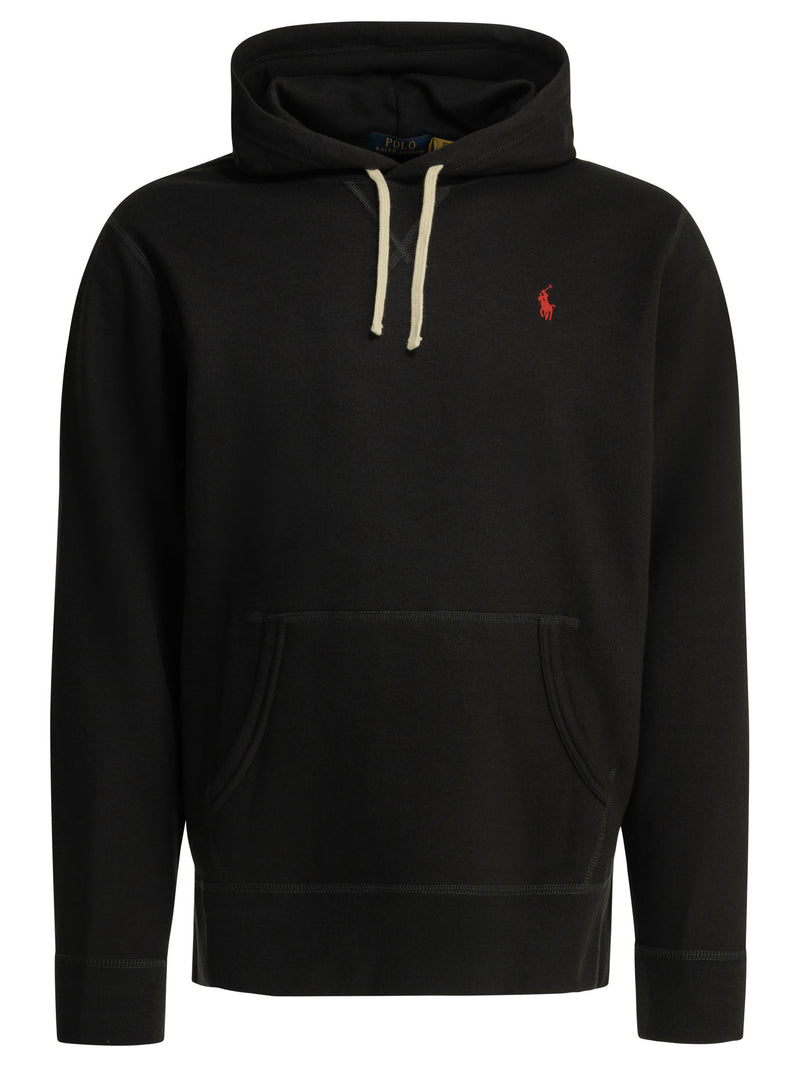 Polo Ralph Lauren Polo Ralph Lauren RL Hoodie Black Men - World Class Fashion
