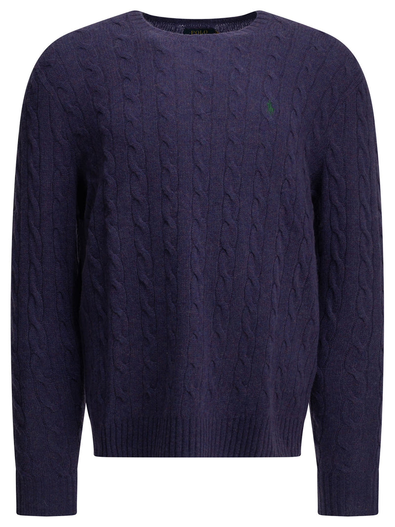 Polo Ralph Lauren Polo Ralph Lauren Crew-neck Sweater Firefish Purple - World Class Fashion
