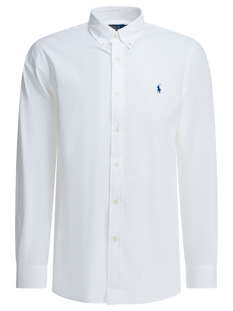 Polo Ralph Lauren Polo Ralph Lauren Custom-fit Shirt White Men - World Class Fashion