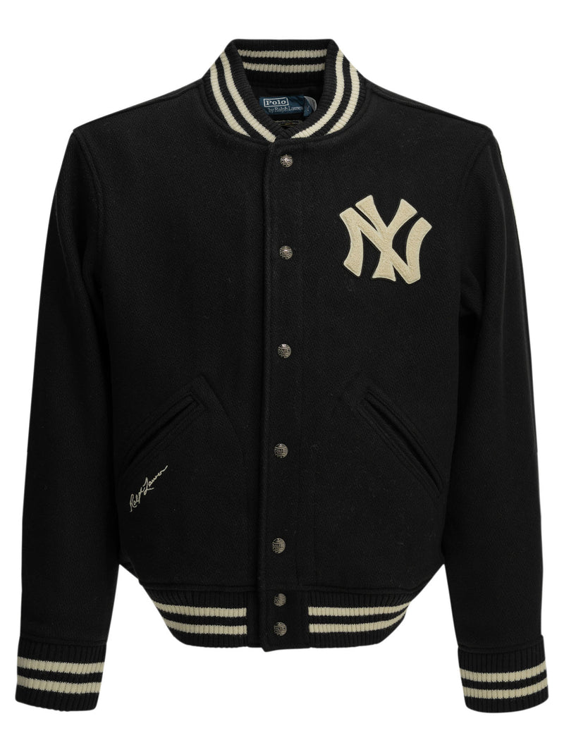 Polo Ralph Lauren Polo Ralph Lauren Yankees Bomber Jacket Black - World Class Fashion