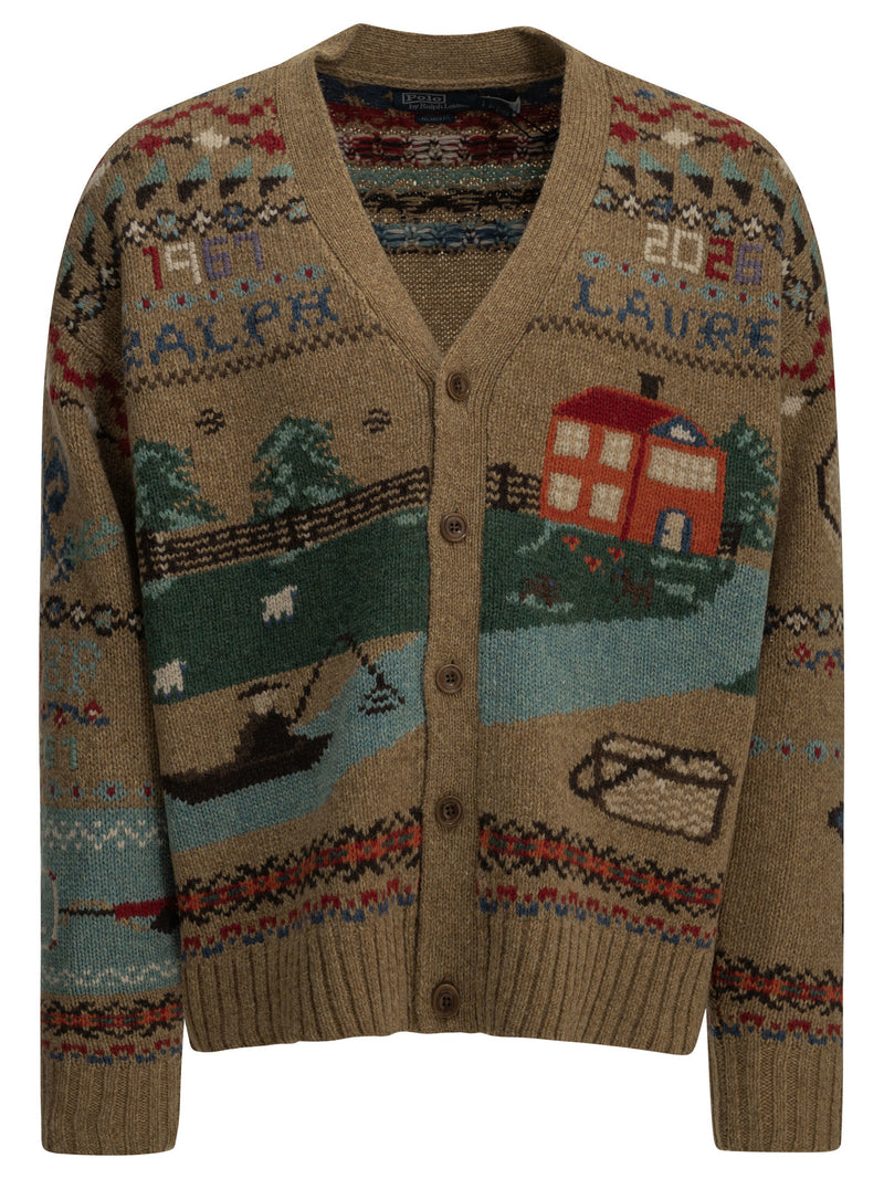 Polo Ralph Lauren Polo Ralph Lauren Panorama Cardigan Brown Men - World Class Fashion