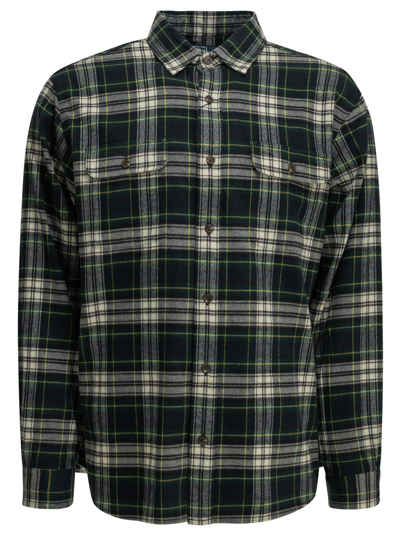 Polo Ralph Lauren Polo Ralph Lauren Classic-fit Plaid Shirt Navy Green - World Class Fashion