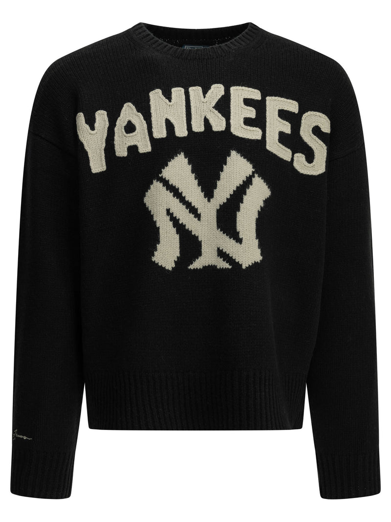 Polo Ralph Lauren Polo Ralph Lauren Yankees Crew-neck Sweater Black - World Class Fashion
