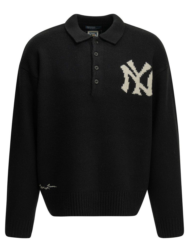 Polo Ralph Lauren Polo Ralph Lauren Yankees Polo Sweater Black - World Class Fashion