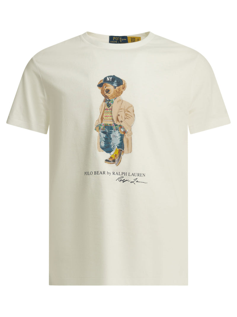Polo Ralph Lauren Polo Ralph Lauren Polo Bear Crew-neck T-shirt White - World Class Fashion