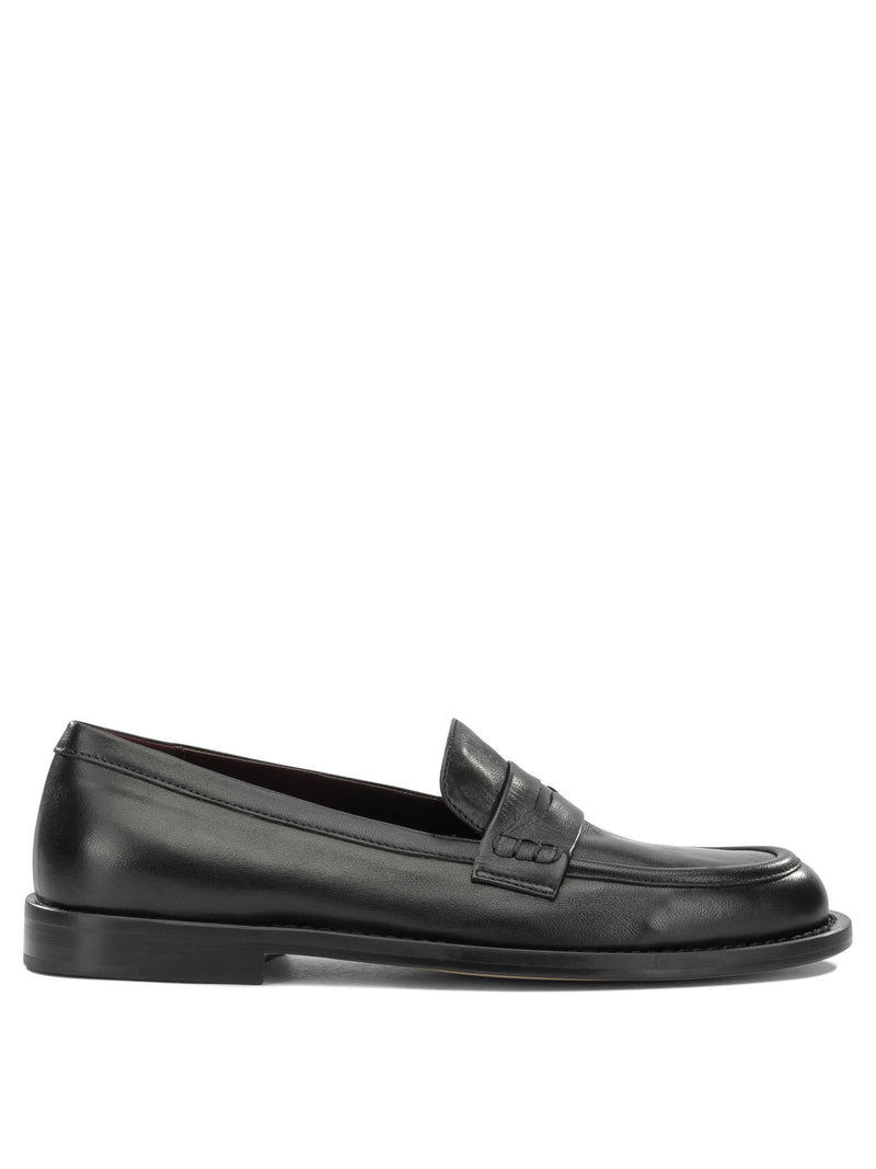 Pomme D'or Pomme D'or Women Leather Loafers Black - World Class Fashion