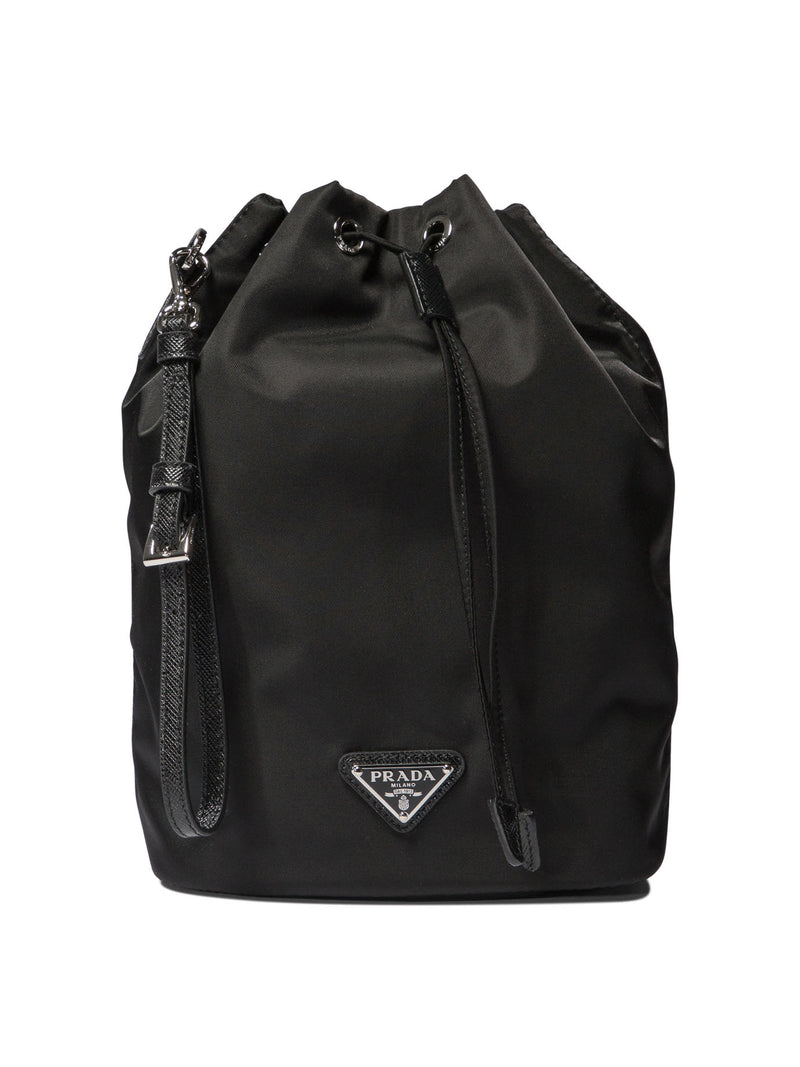 Prada Prada Re-nylon Pouch Bag Black - World Class Fashion