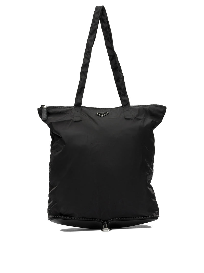 Prada Prada Small Re-nylon Shoulder Bag Black - World Class Fashion