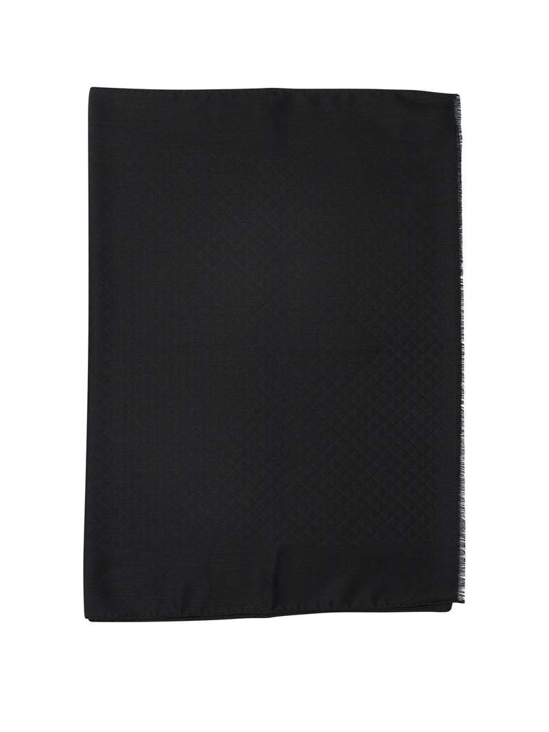 Prada Prada Wool and Silk Scarf Black Men - World Class Fashion