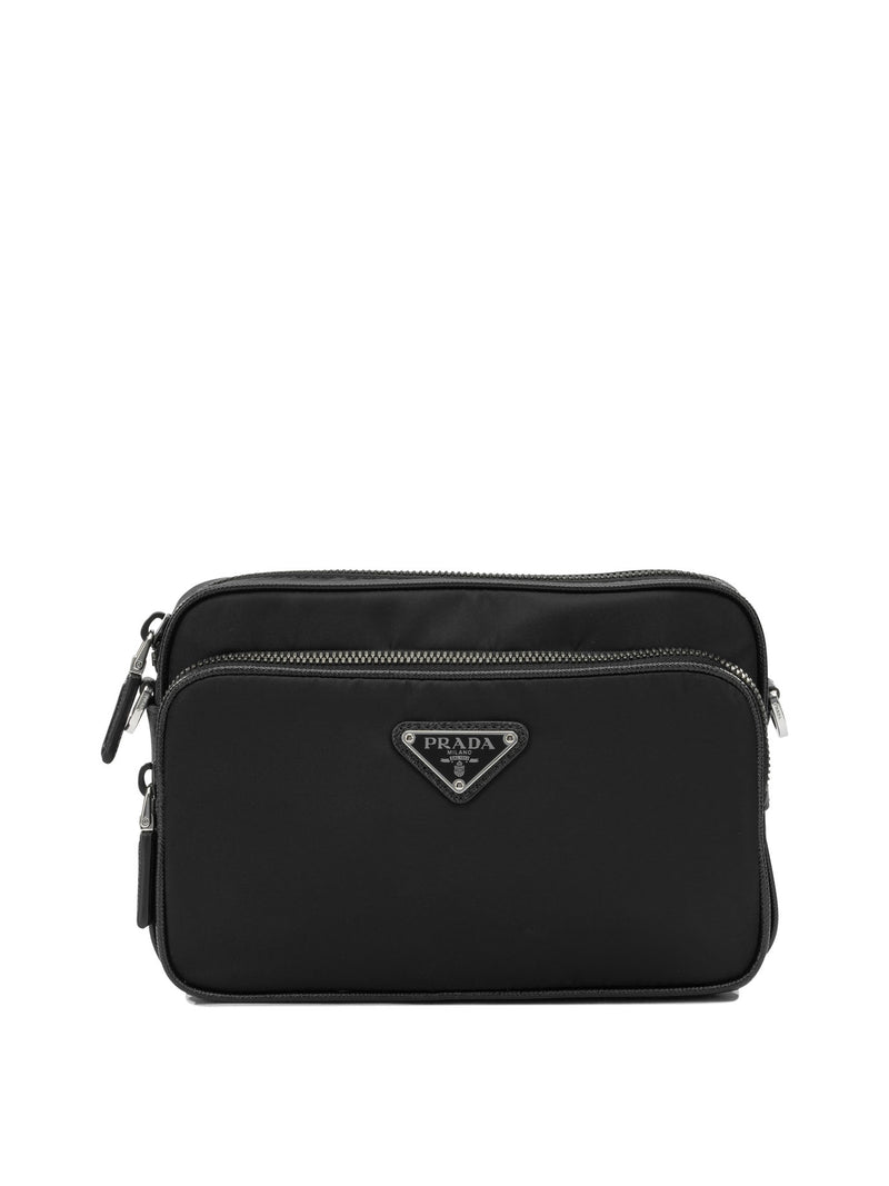 Prada Prada Small Re-nylon Shoulder Bag Black - World Class Fashion