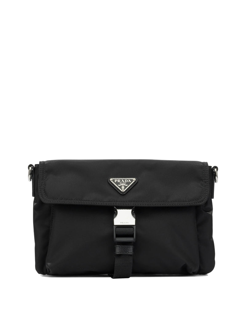 Prada Prada Small Re-Nylon Crossbody Bag Black - World Class Fashion
