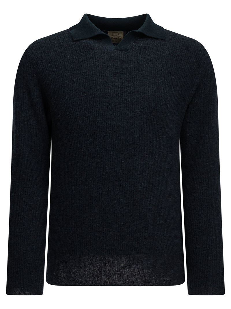 Rakkì Rakkì Old School Polo Sweater Blue Men - World Class Fashion