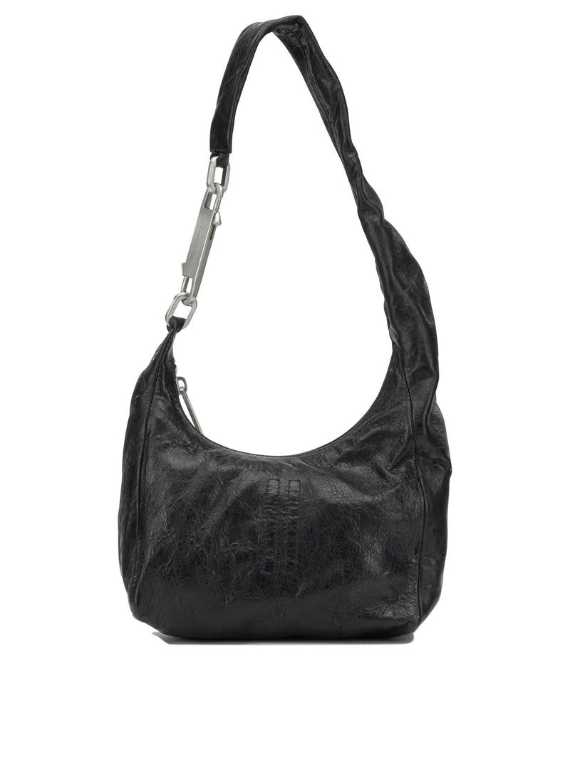 Rick Owens Rick Owens Disco Gemini Small Shoulder Bag Black - World Class Fashion