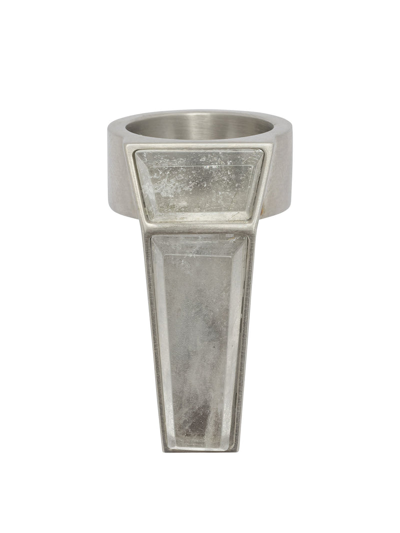 Rick Owens Rick Owens Crystal Trunk Ring - World Class Fashion