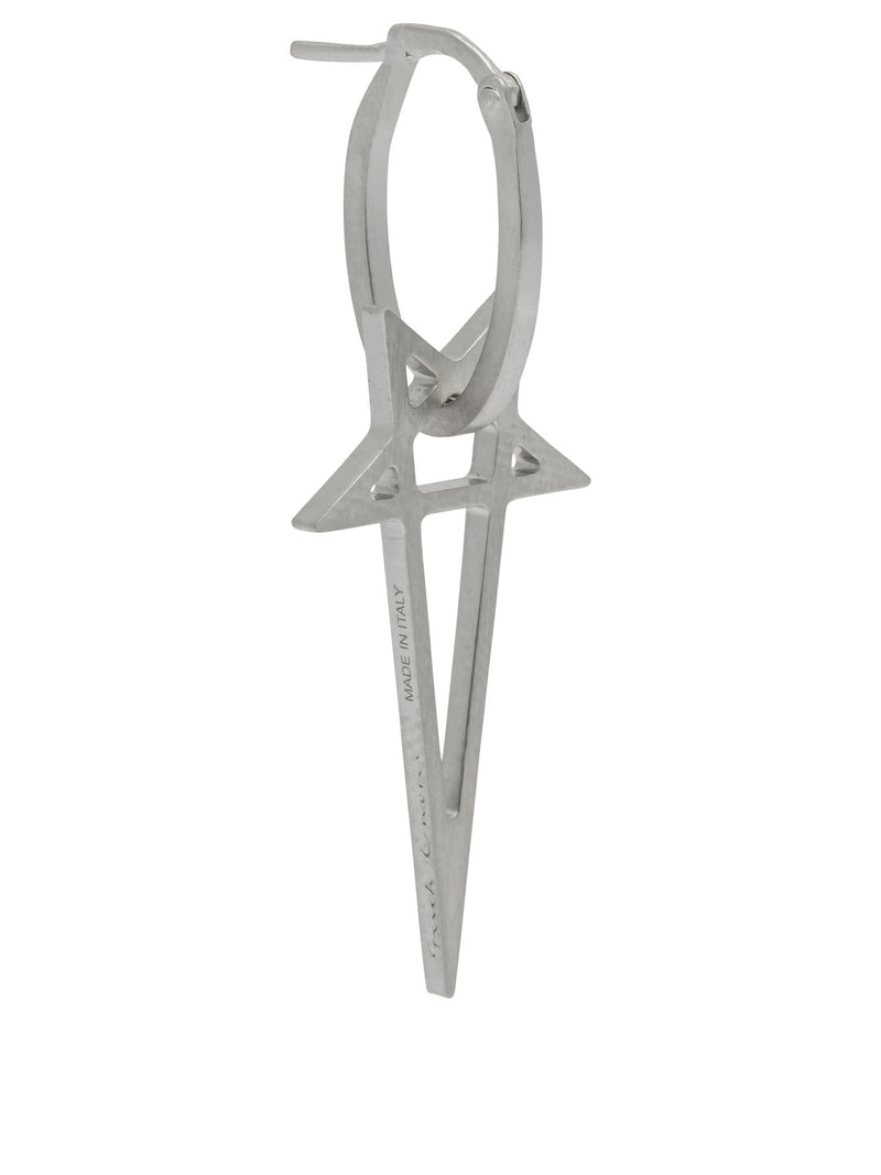 Rick Owens Rick Owens Pentagram Earring - World Class Fashion