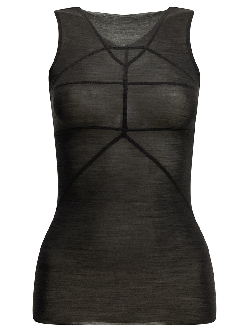 Rick Owens Rick Owens Temple T Tank Top Black - World Class Fashion