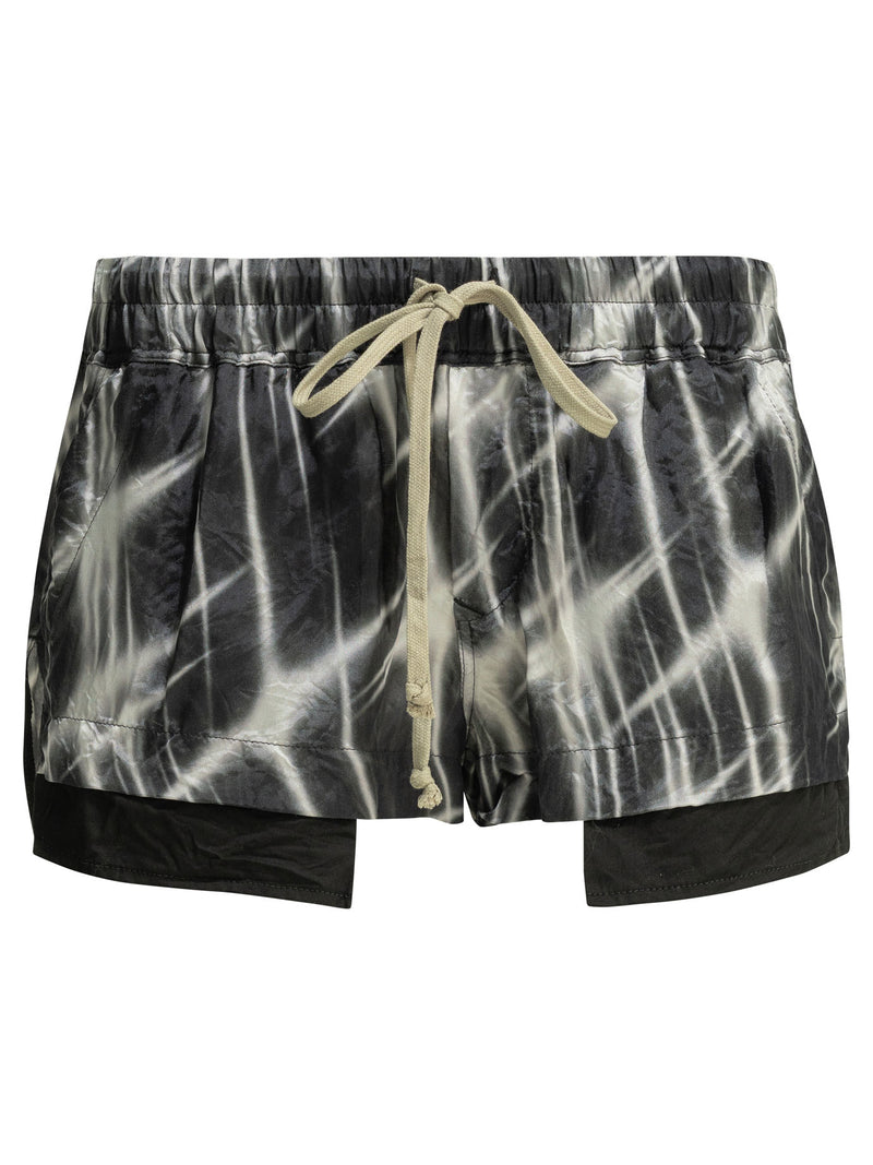 Rick Owens Rick Owens Fog Short With Laces Black Women - World Class Fashion